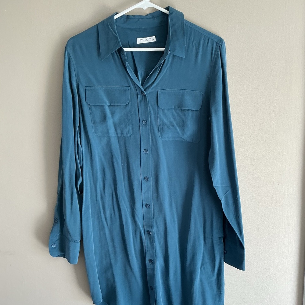 Equipment Silk Long Sleeve Shirt